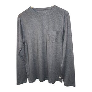 Vuori Tradewind Gray L/S Shirt L